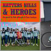 Mark's book, and him outside the Kenilworth Road ground. Picture: Mark Crowther