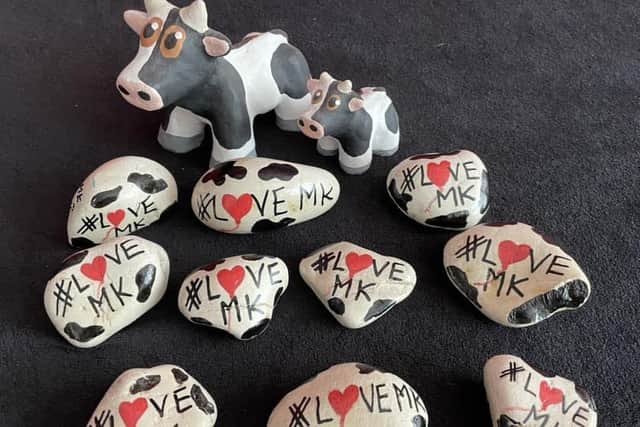 The group is preparing for #LoveMK Day with these special rocks hidden at city landmarks