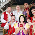 The cast of Snow White at Milton Keynes Threatre