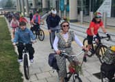 Mayor leads cyclists from Station Square
