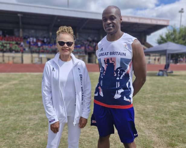 Pupils were joined by two double Olympians, Anita Neil and James Dasaolu.