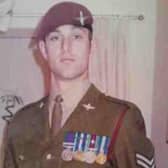 Chris Dancey in his former years as a Para Trooper.