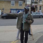 Bushman was a familiar sight  on the streets of Newport Pagnell, where his funeral will be held on April 9
