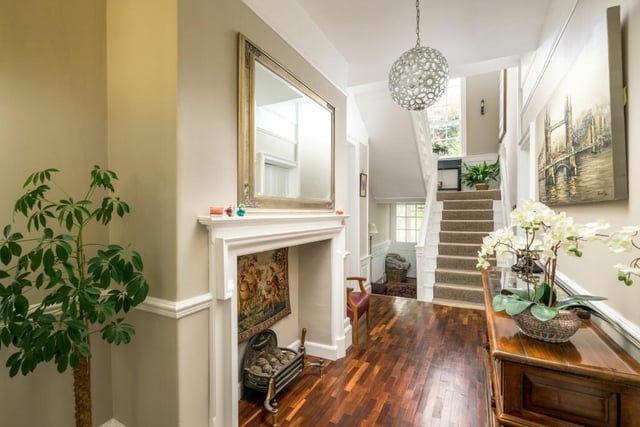 The owners have done an exceptional job in completely transforming and maintaining the property to enhance all the original features including this magnificent entrance hall