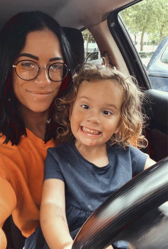 Emma Prince with daughter Penelope