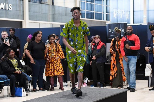 Models were putting on the style at an exhibition which  brought together talented artists and businesses who are doing some amazing work in the city