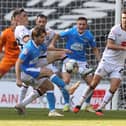 Action from MK Dons' 1-1 home draw with Notts County