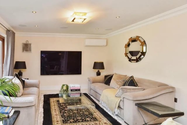 One of three reception rooms in the property.