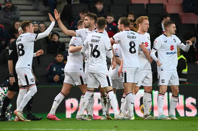 It was a pretty straight forward afternoon for MK Dons but one player stood out above the rest