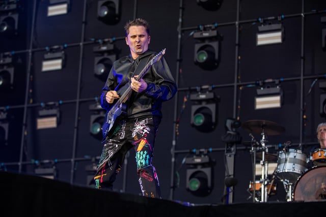 Muse on stage at the National Bowl in Milton Keynes on Sunday, June 25, 2023. Photo by David Jackson.
