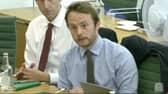 Milton Keynes North MP Chris Curtis challenges FirstPort's managing director during a Parliamentary committee session