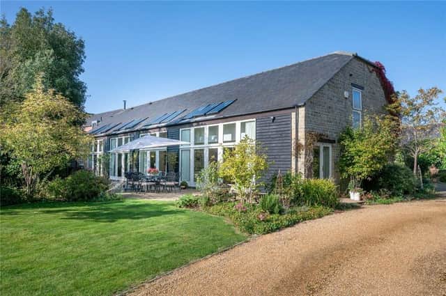This spacious barn conversion in Mill Road, Haversham, is believed to be located on the site of an old Roman villa