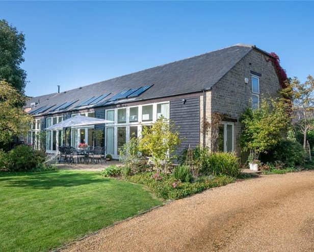This spacious barn conversion in Mill Road, Haversham, is believed to be located on the site of an old Roman villa