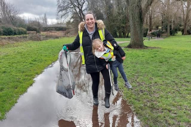 Wet Weather Didn't Stop The Volunteers