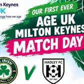 Age UK Milton Keynes is holding its first ever charity matchday on October 17 after launching a community partnership with Milton Keynes Irish football team