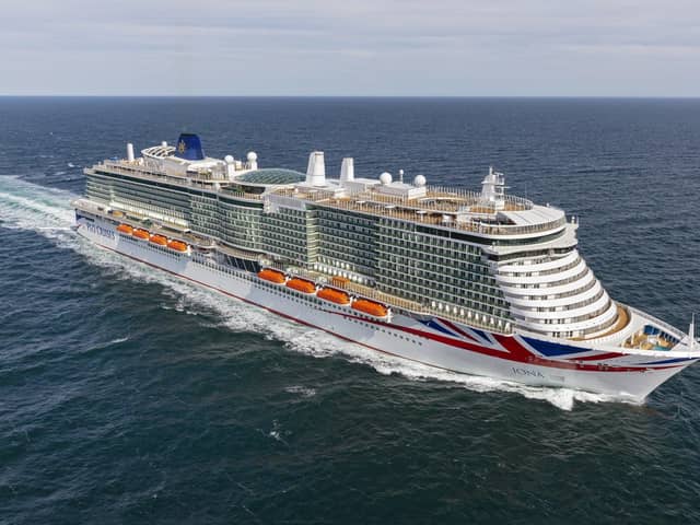 Based in Southampton, P&O Cruises offer trips around the world. Pictured is an Excellence-class cruise ship, MS Iona for illustrative purposes. 