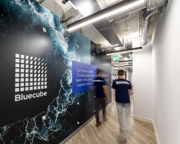 Top Government ranking for Bluecube as leading apprenticeship employer. Picture - Steve Lancefield / Bluecube Technology Solutions