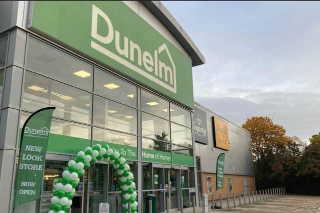 Dunelm re opens its doors in Milton Keynes.