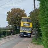 Two wheels fell off the school bus in this MK village