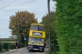 Two wheels fell off the school bus in this MK village