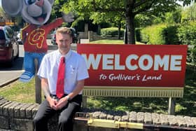Aidan Hall, who started his career at Gulliver’s on the trainee management programme and a decade later is commercial manager at Gulliver’s Land in Milton Keynes.
