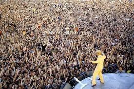 David Bowie drew massive crowds