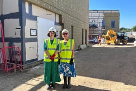 Cllr Marie Bradburn and MKH Director of Charity and Fundraising Vanessa Holmes