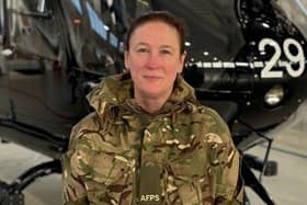 Emily Darlington MP during Royal Air Forces Parliamentary Scheme visit