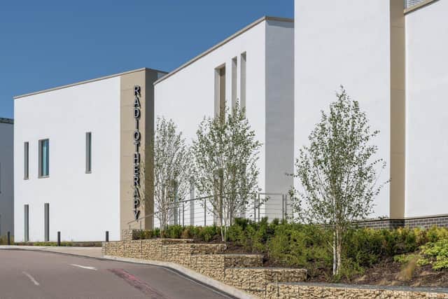 The new radiotherapy centre is completed at Milton Keynes University Hospital