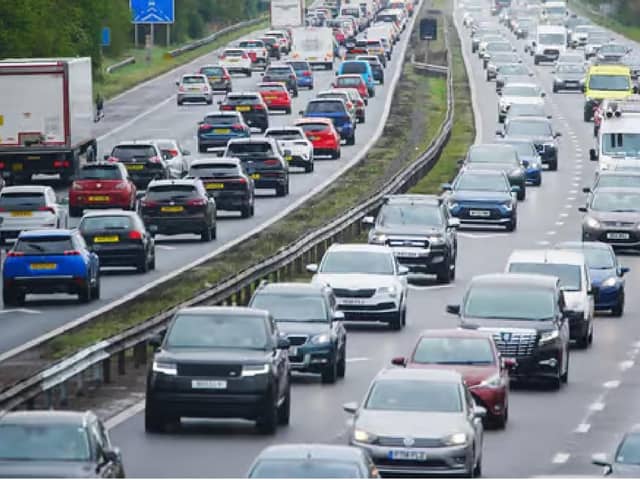 Roads can  be busier than usual over the bank holiday