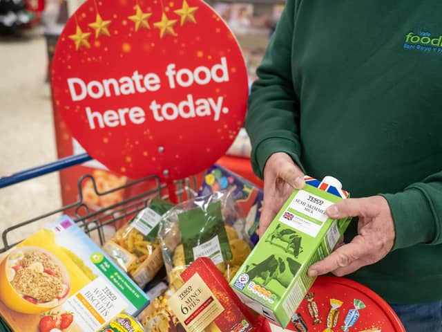 A list of donated items needed will be in each Tesco store in MK