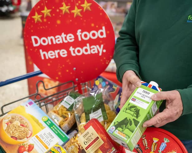 A list of donated items needed will be in each Tesco store in MK