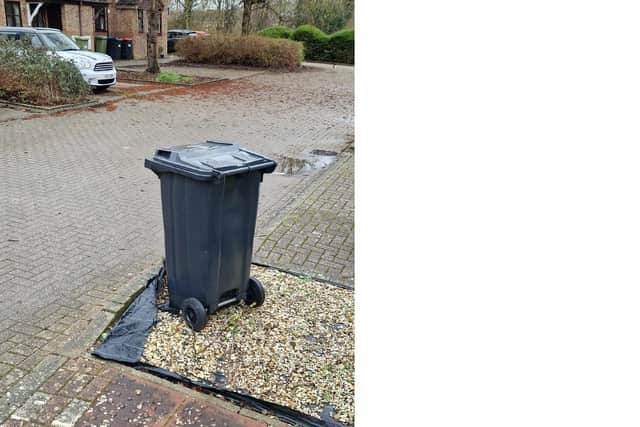 The Milton Keynes mum was told her bin couldn't be emptied because it was facing the wrong way