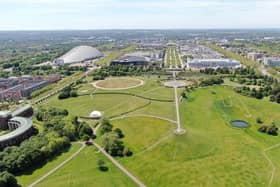 Campbell Park will house a 10km line of canned food in the world record attempt