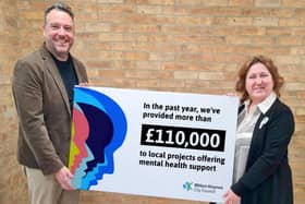 Gary Read, Public Health Practitioner at MK Council with Councillor Jane Carr, Cabinet Member for Tackling Inequalities and Child Poverty