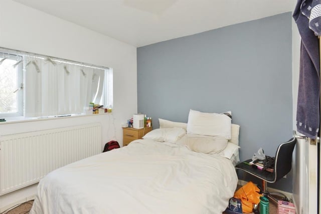One of the five bedrooms
