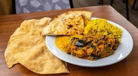 Punjabi curry supplied by award-winning local restaurant Namji is one of the dishes on offer
