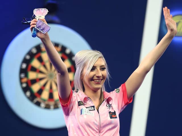 Fallon Sherrock has been awarded an MBE for her services to darts