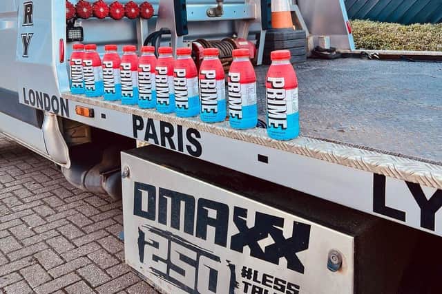 Campbell Recovery company has hidden bottles of Prime drink around MK