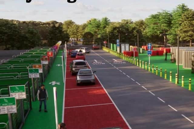 Artists' impression of how the new Snellshall HWRC will look