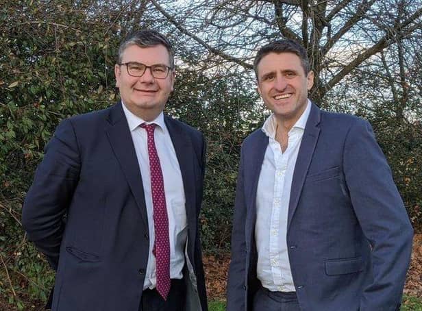 Milton Keynes MPs Iain Stewart (left) and Ben Everitt have not mentioned the Partygate fine