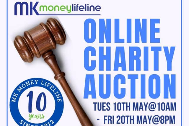 The online charity auction will be held over 10 days to mark the 10th anniversary of MK Money Lifeline