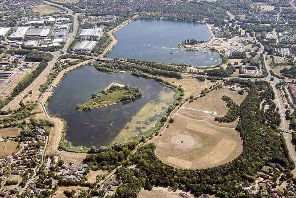 This is Willen Lake almost five decades later