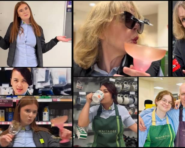 Staff at Waitrose on Oakgrove show off their talented and fun side on their TikTok page