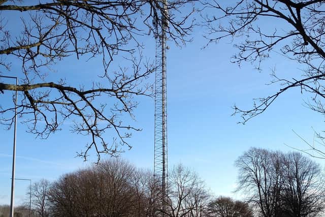 The mast was built on council-owned recreational land in Bletchley