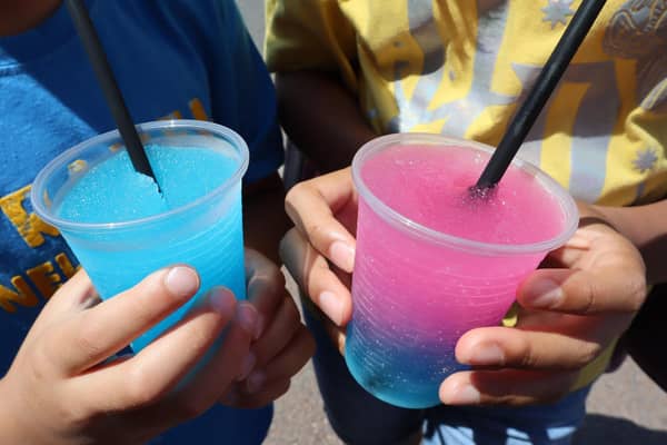 Parent are demanding slushie drinks be banned after a child became unresponsive for hours after drinking them at Gravity trampoline park in Milton Keynes