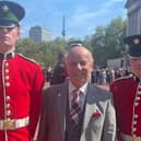 Volunteer Roger Brewer was honoured at a Royal Garden Party at Buckingham Palace