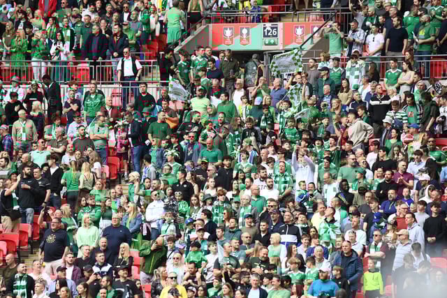 Newport Pagnell Town supporters at Wembley