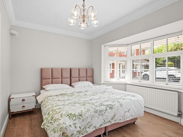 The first-floor features four bedrooms, each of which has its own ensuite shower room