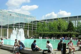 So many people will remember this pool and fountain in Milton Keynes